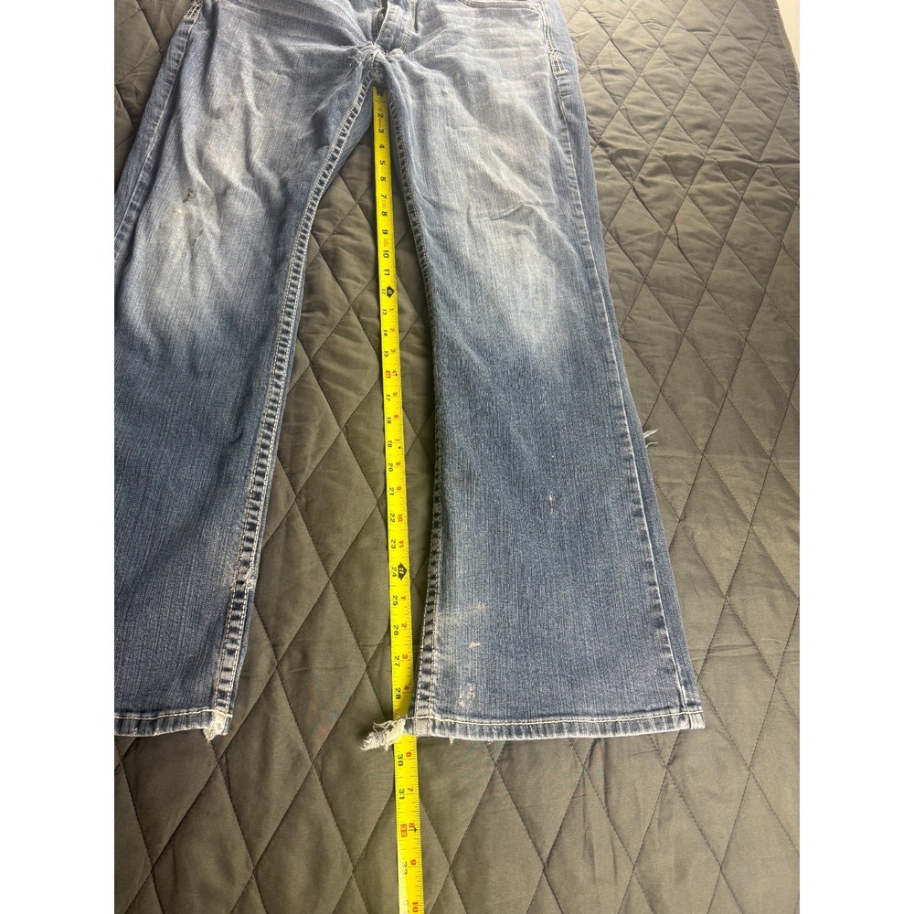 Cody James Bootcut Jeans Mens 36x32 Blue Denim Relaxed Fit Western Workwear - Picture 7 of 10